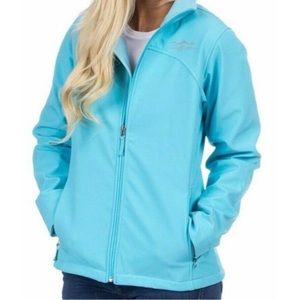 Lauren James The Bradford Softshell Jacket in Glacier Blue Size M
